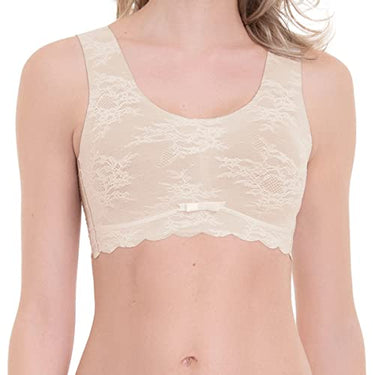 Anita (Since 1886 Damen Bralette - Essentials Lace, Bustier, bügellos, mit Schale, Florale Spitze Creme im Sale